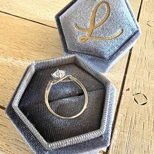 Moissanite Engagement Ring